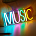 1pc Letter Shaped LED Neon Light