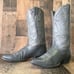 Hondo Vintage Gray Western Cowboy Boots Mens 11.5 C