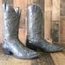 Hondo Vintage Gray Western Cowboy Boots Mens 11.5 C
