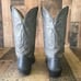 Hondo Vintage Gray Western Cowboy Boots Mens 11.5 C