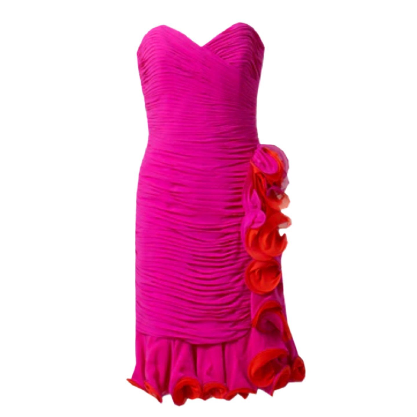 NWT Vintage 80s A.J. Bari Strapless Dress