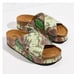 NEW Free People Sidelines Leather Flatform Sandal Green Slid On Spain 8.5-9/39
