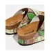 NEW Free People Sidelines Leather Flatform Sandal Green Slid On Spain 8.5-9/39