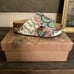 NEW Free People Sidelines Leather Flatform Sandal Green Slid On Spain 8.5-9/39