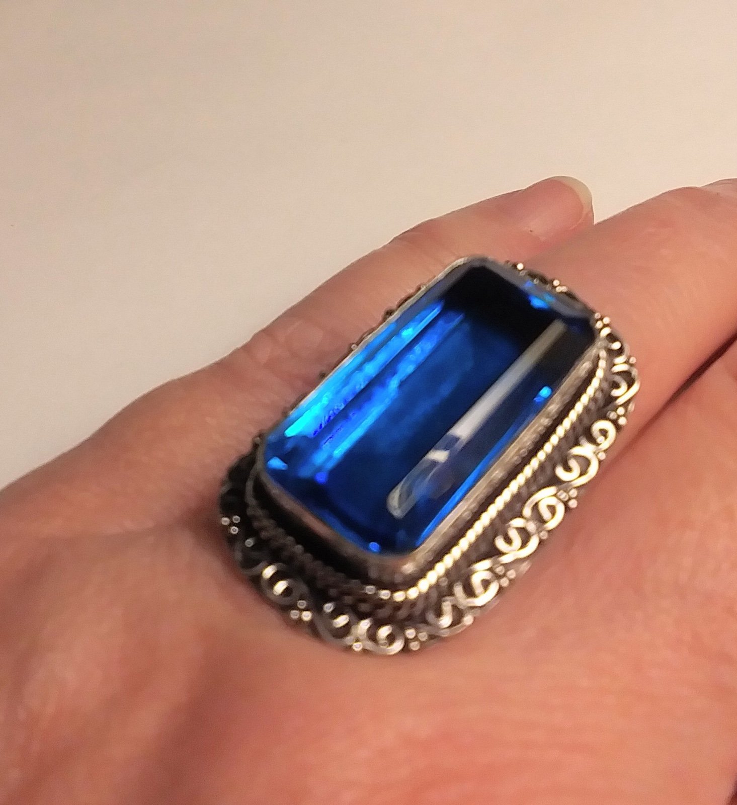 London Blue Topaz 925 Sterling Silver Ring