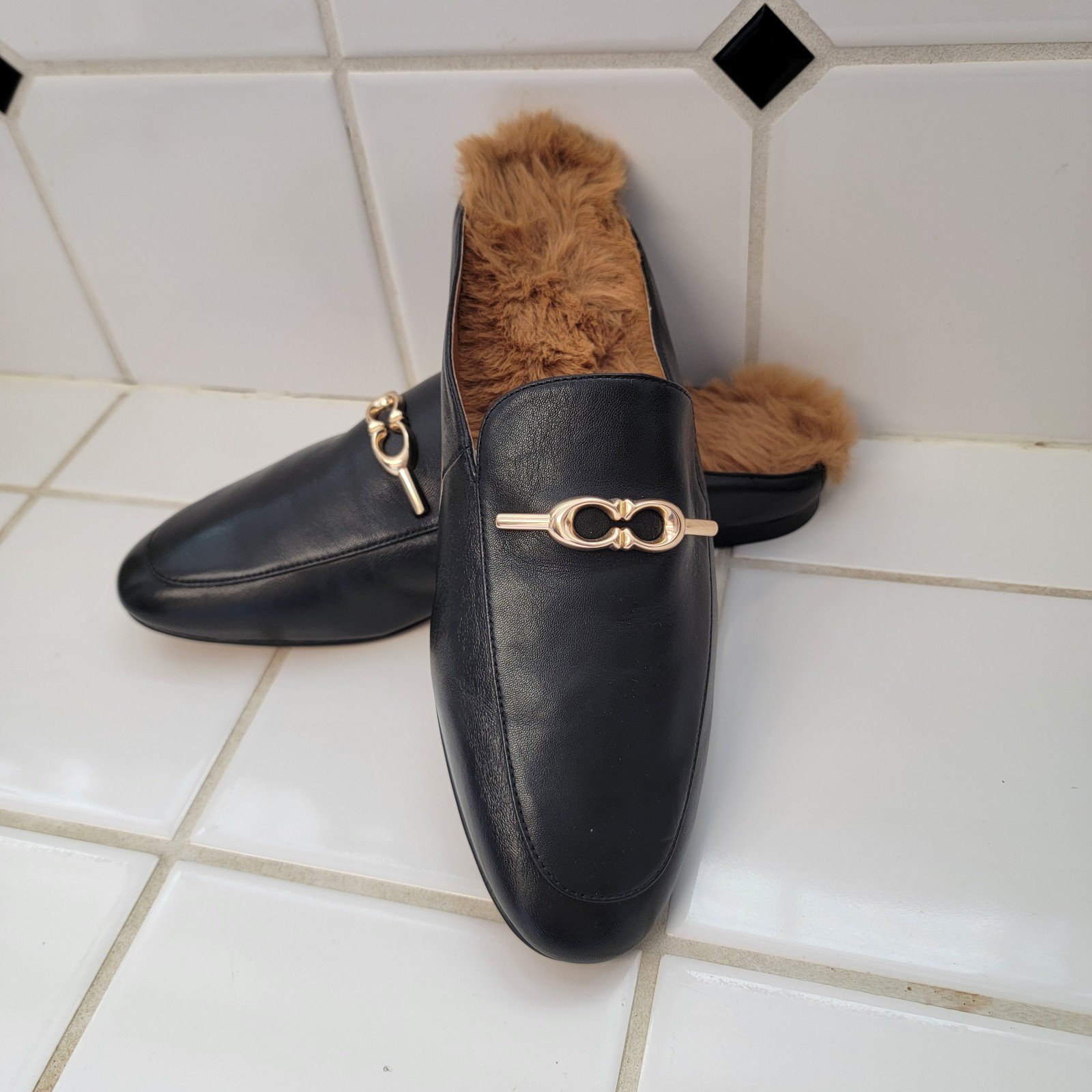 Coach Leather Flats