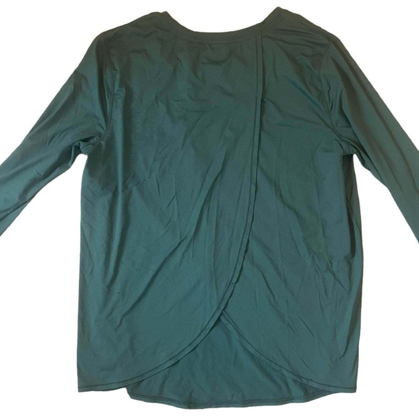 Athleta Cross Over Back Long Sleeve Shirt