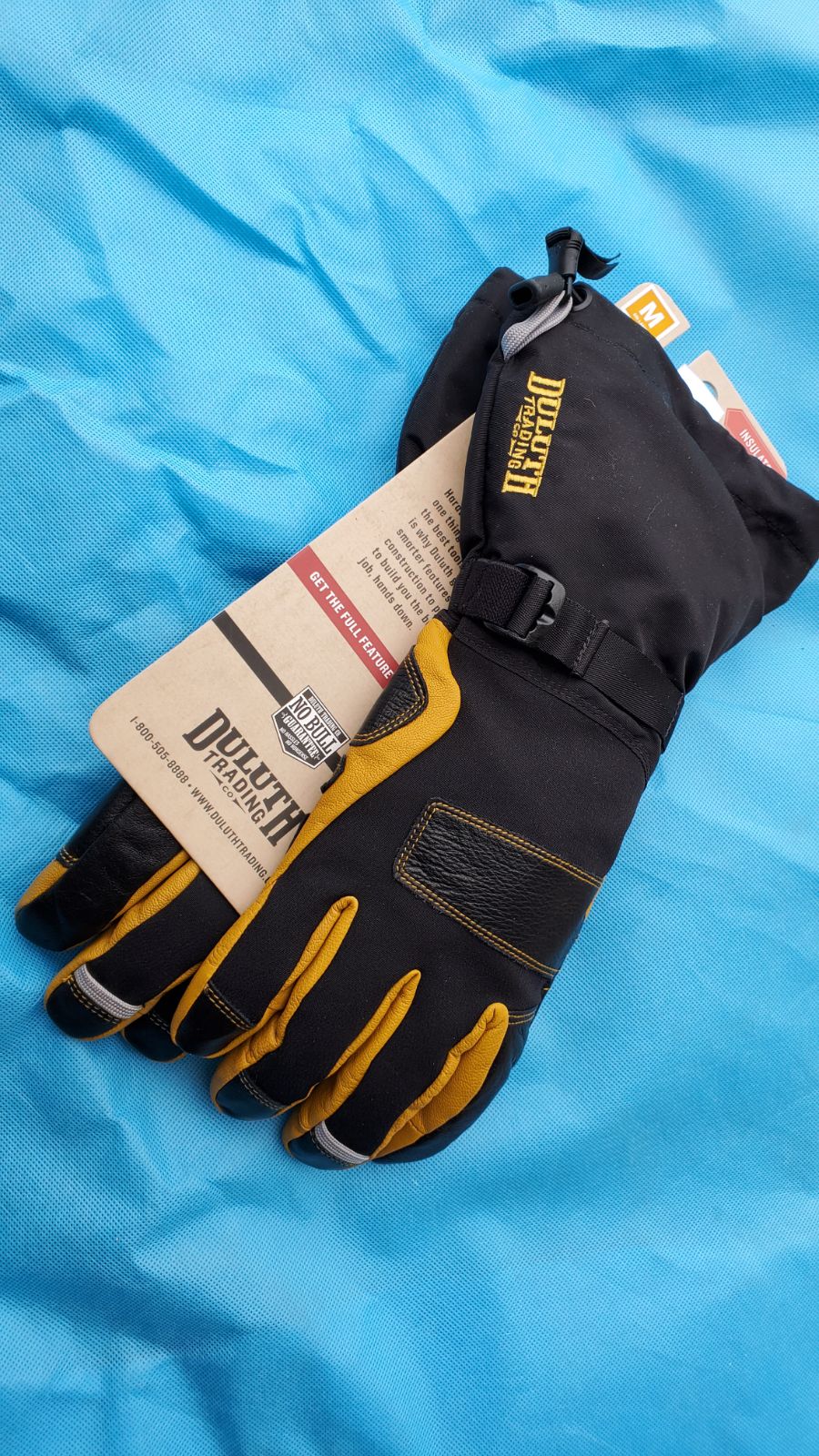 Duluth Trading Yellow Knife Gauntlet Glo