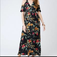 NWT Ripe Paradiso Maternity Maxi Dress S