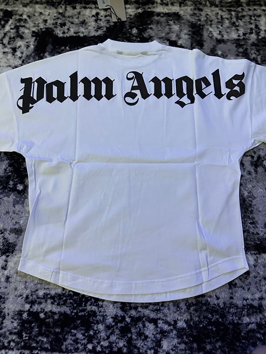 palm angels oversized back logo t-shirt size xs