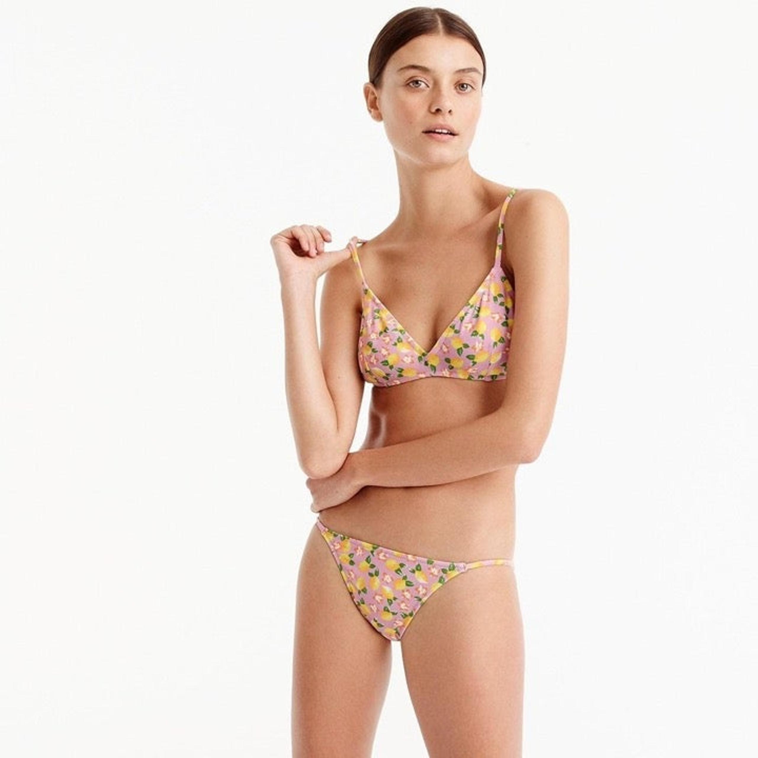 J.Crew Lemon French Bikini Set XS/S