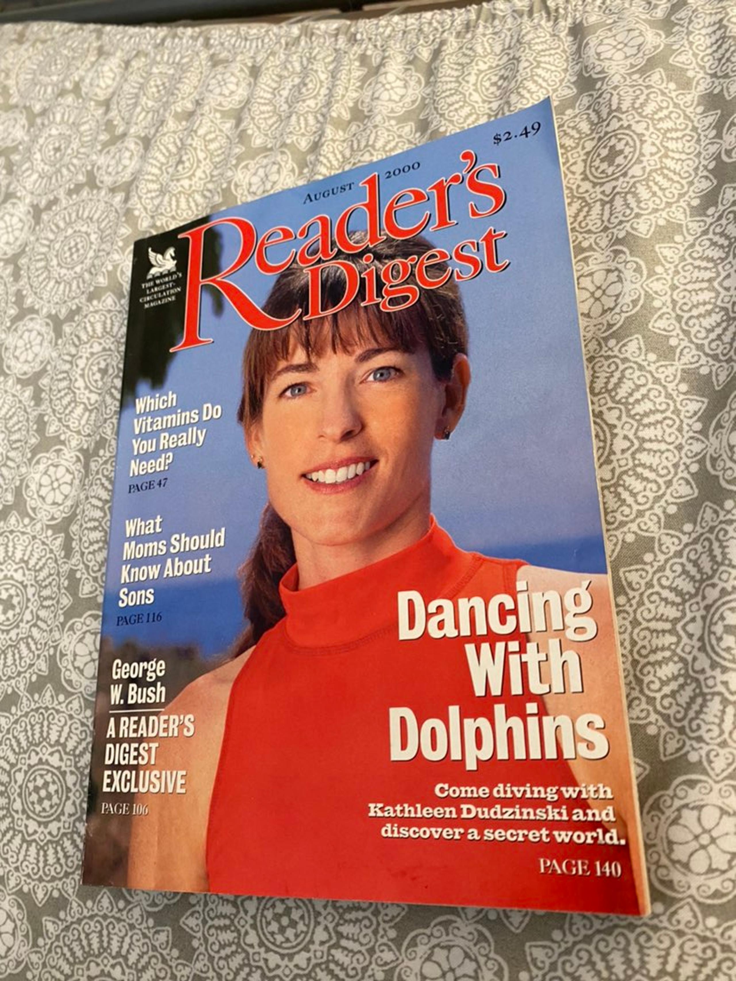 Magazine Readers Digest August 2000 Like New Condition