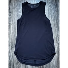Lululemon Sculpt Tank Top Size Blue Mesh Sleeveless Lightweight Yoga Jogging