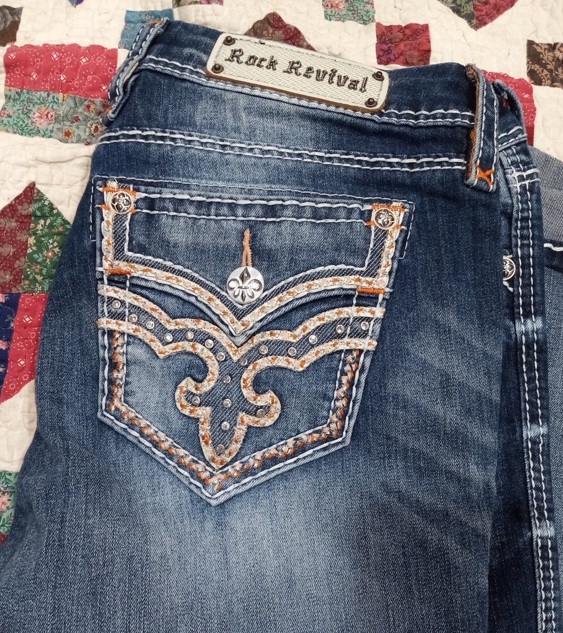 Rock Revival capris women