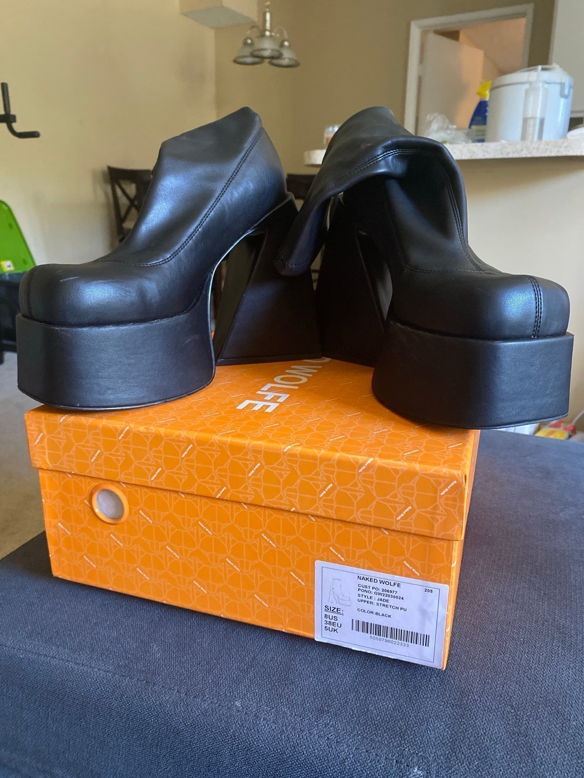 NakedWolfe Jade Platform Boots