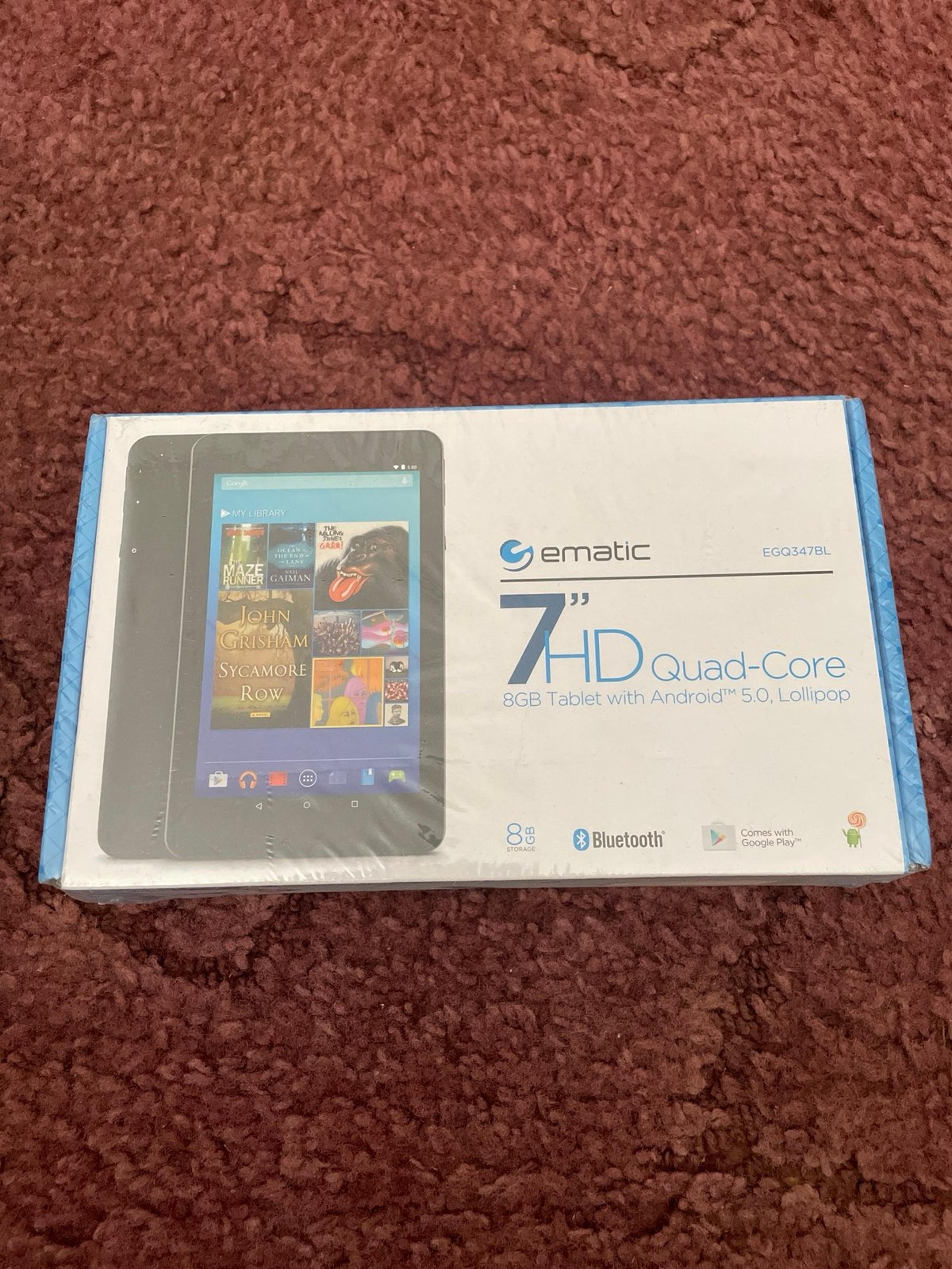 Ematic 7” HD Quad-Core 8GB Tablet with Android 5.0, Lollipop
