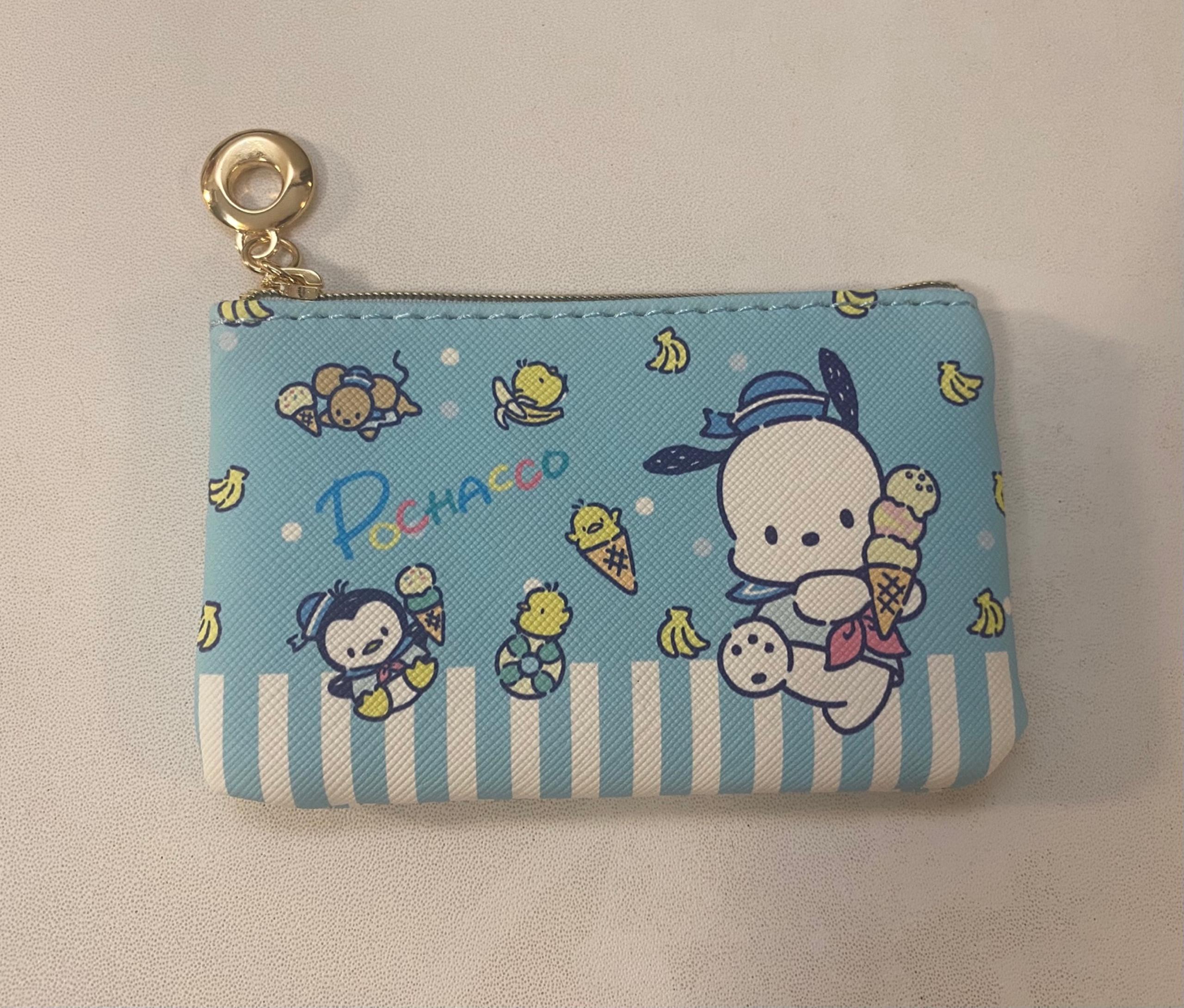 Sanrio Pochacco Holding Ice Cream Small Coin Pouch Purse Wallet