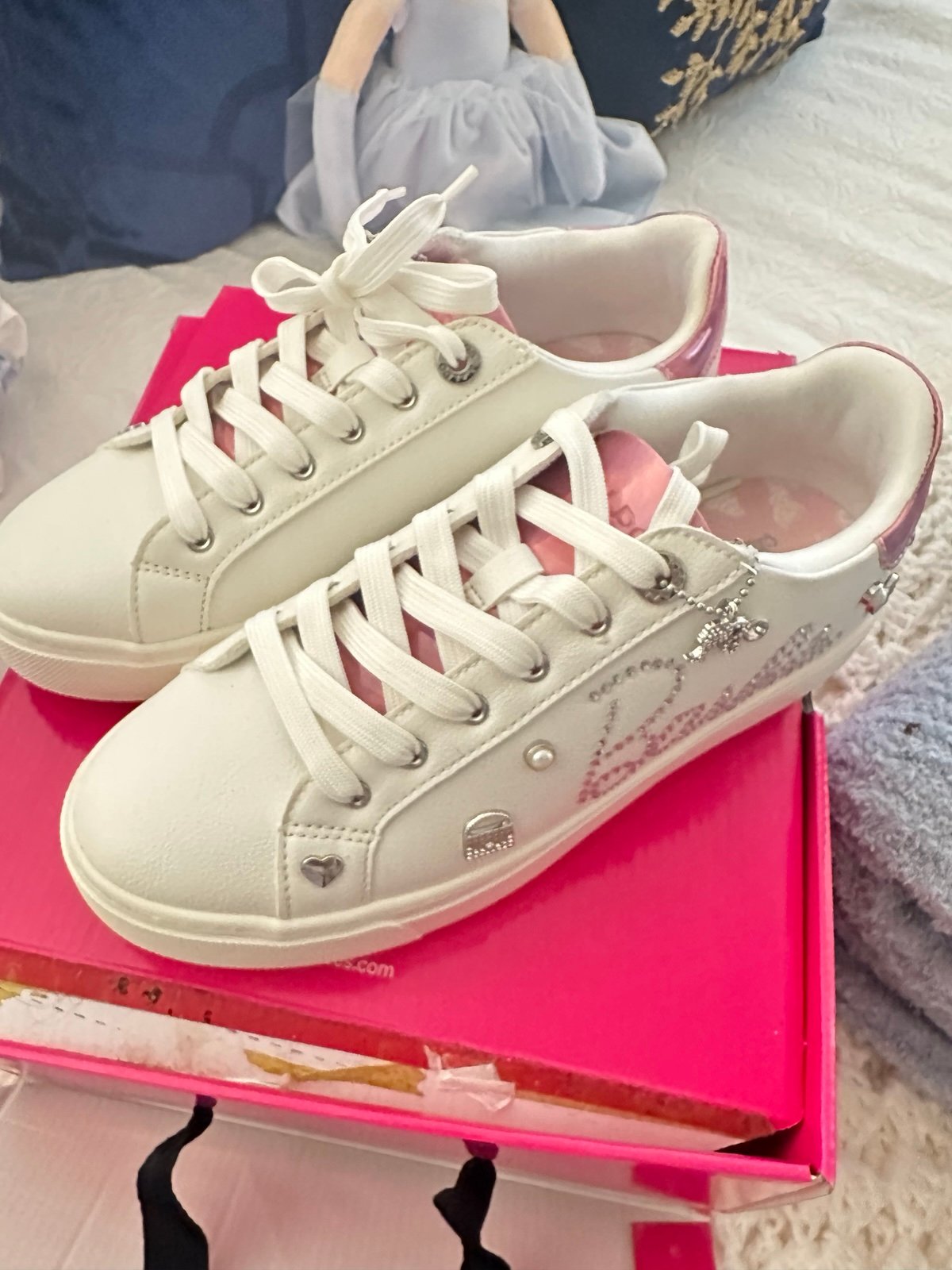 White Aldo Barbie Sneakers