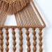 Macrame Woven Wall Hanging Dream Catcher Triangle Tassel Geometric Art Brown