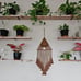 Macrame Woven Wall Hanging Dream Catcher Triangle Tassel Geometric Art Brown