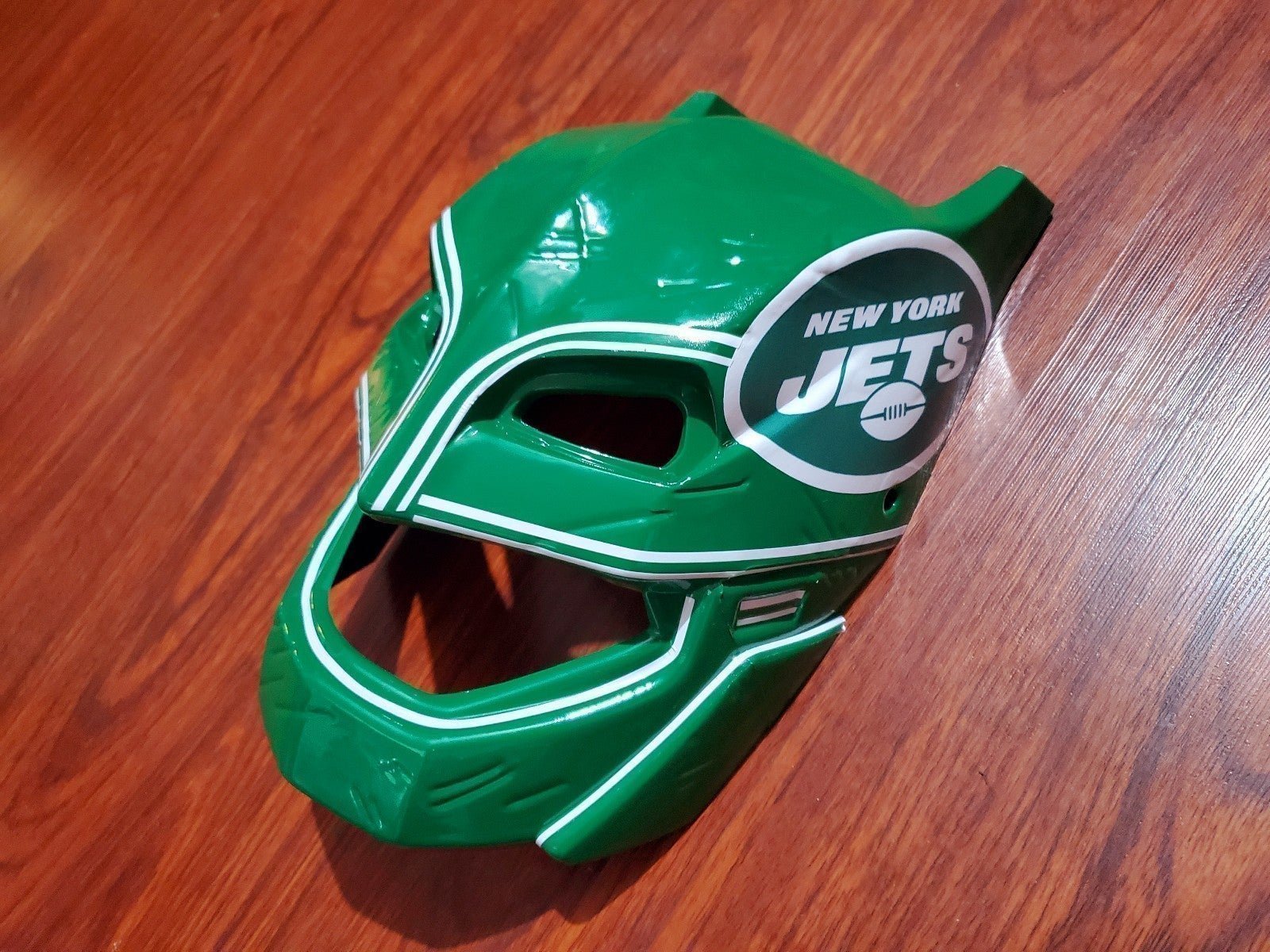 Batman Armoured Ny Jets Theme Custom Tailgating Mask