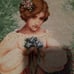 Beautiful completed cross stitch, from a Grand Mother's Estate