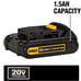 dewalt 20v 1.5ah