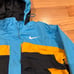 Vintage Nike ACG Jacket Blue & Yellow Colorblock Retro Y2K 90s Men’s Size Small