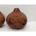 Lot Of 2 Vintaged Carved Gourd Rattles
