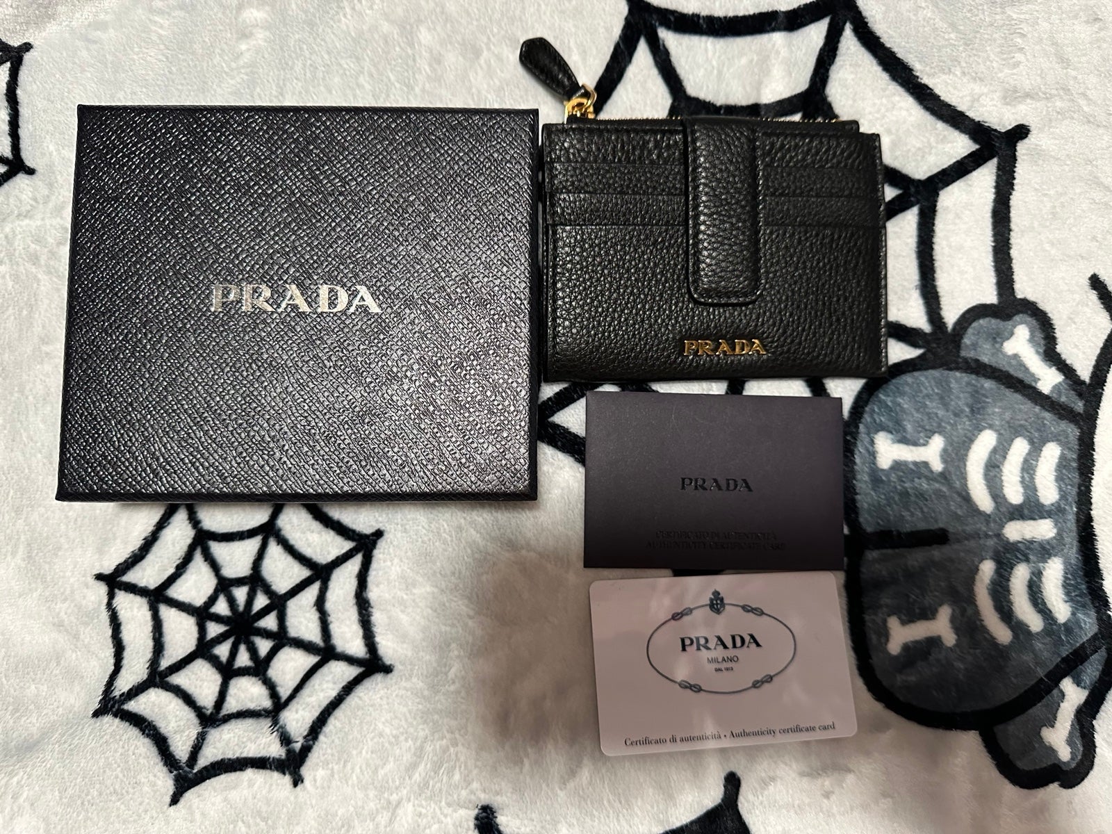 Prada Saffiano leather card holder