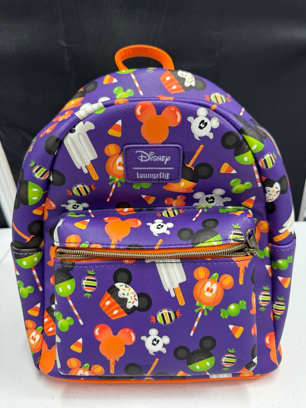 Loungefly Disney Halloween Treats AOP Mini Backpack