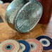 Beaded Evil Eye Drink Coasters set of 4