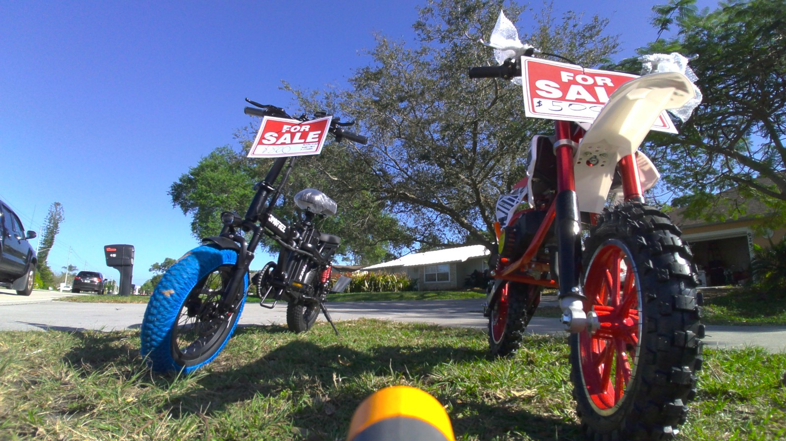 Twin muffler 50cc mini dirt bike
