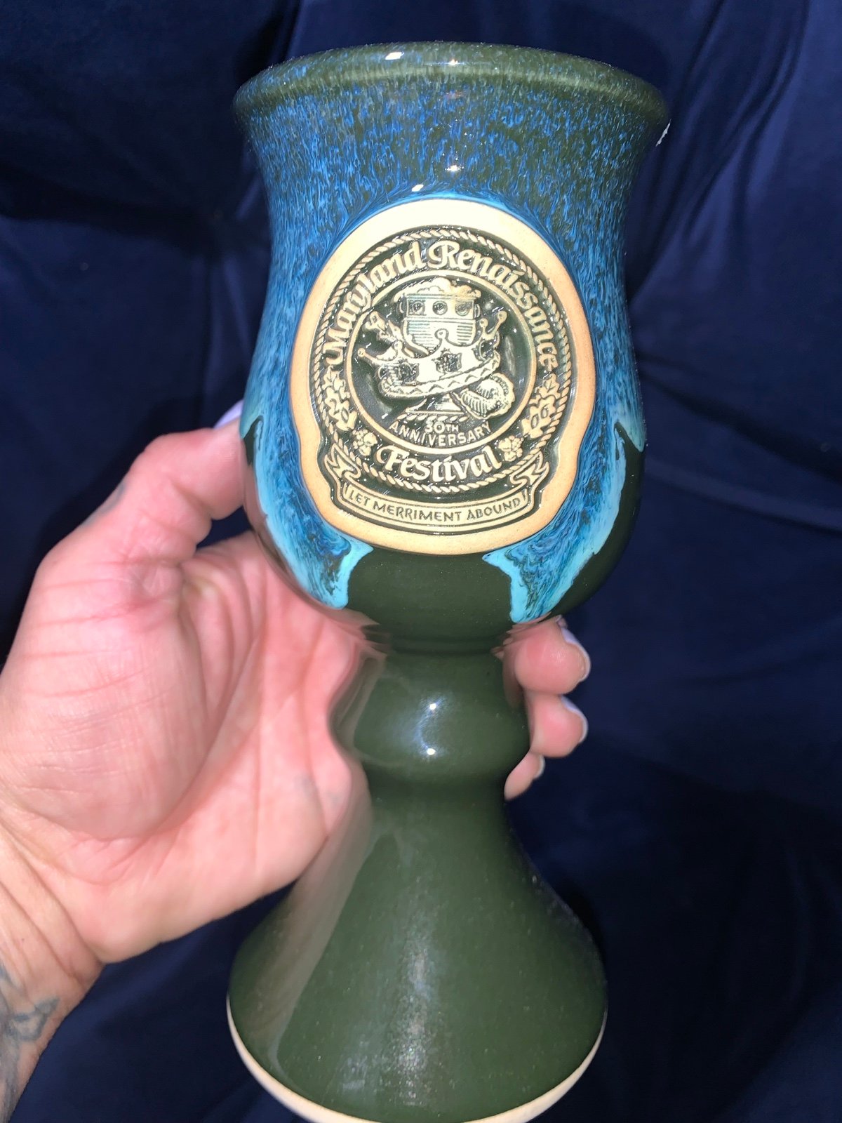 2009 Maryland Renaissance Festival 30th-anniversary chalice.