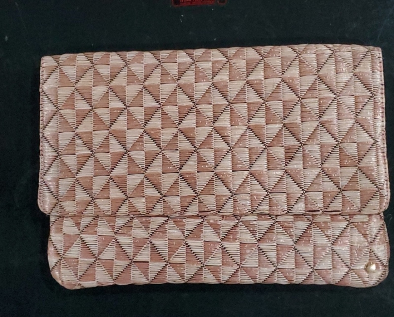 Deux Lux Straw Clutch
