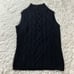 MKMICHELKLEIN Michel Klein Sleeveless Cable Knit High Neck