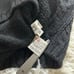 MKMICHELKLEIN Michel Klein Sleeveless Cable Knit High Neck