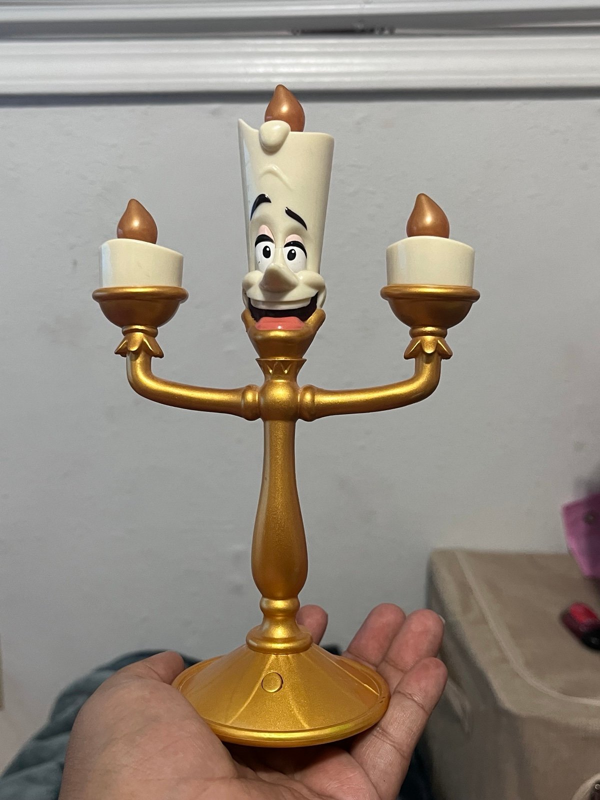 Disney Beauty & The Beast Singing Lumiere Candle Stick