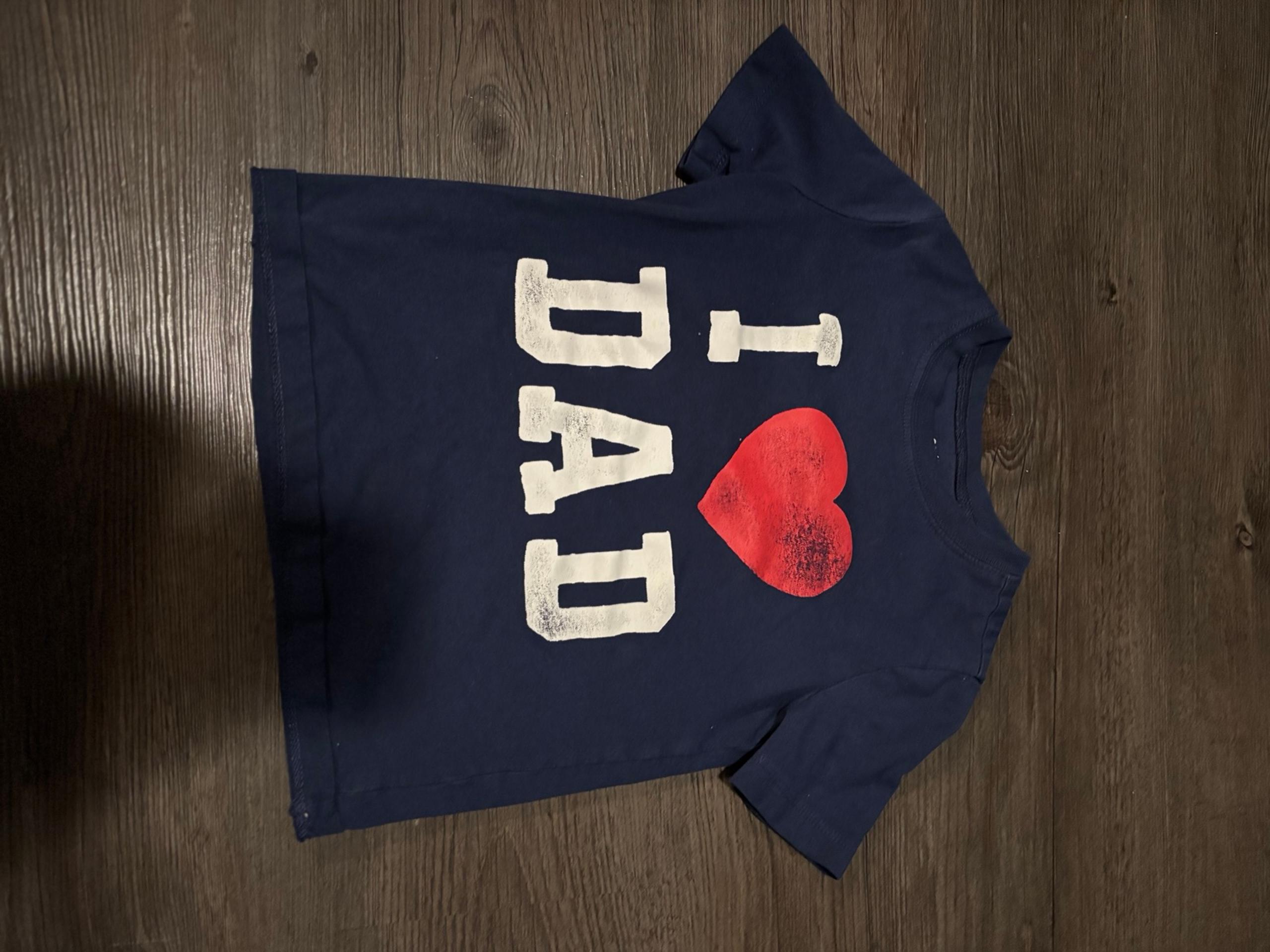 3T boys I <3 dad shirt