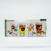 NOS LUMINARC Pool Parlor Pub Pint Glasses 16 oz Set of 4 NIB Bar Decor Arcade