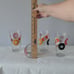 NOS LUMINARC Pool Parlor Pub Pint Glasses 16 oz Set of 4 NIB Bar Decor Arcade