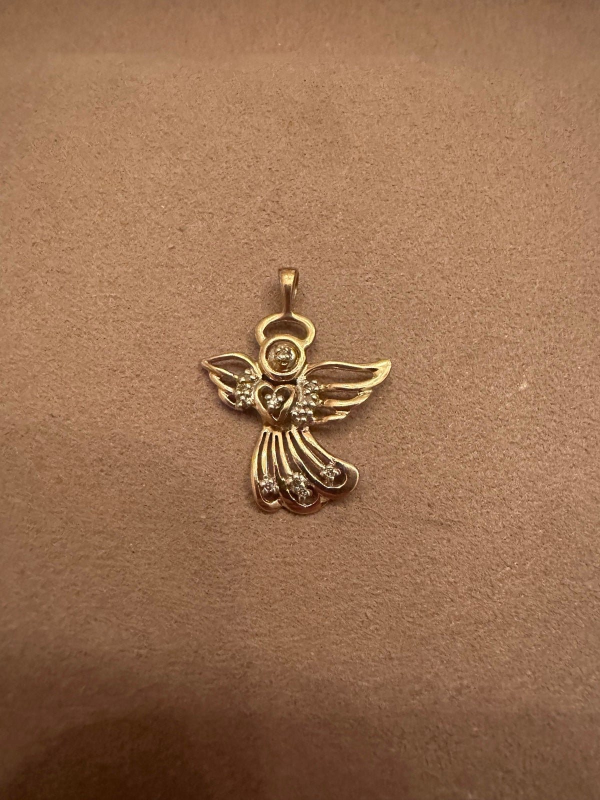 #215. Angel diamond pendant