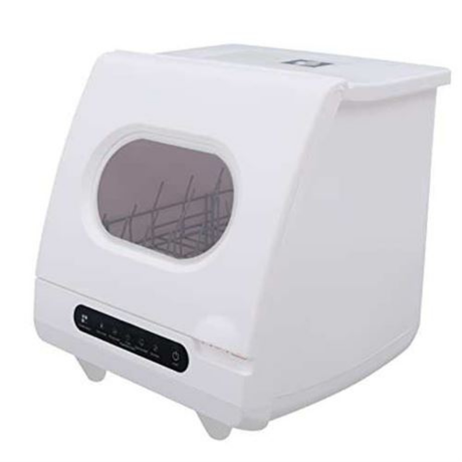 Mini Dishwasher, 1200W Portable Countertop Dishwasher with 5 Washing Programs