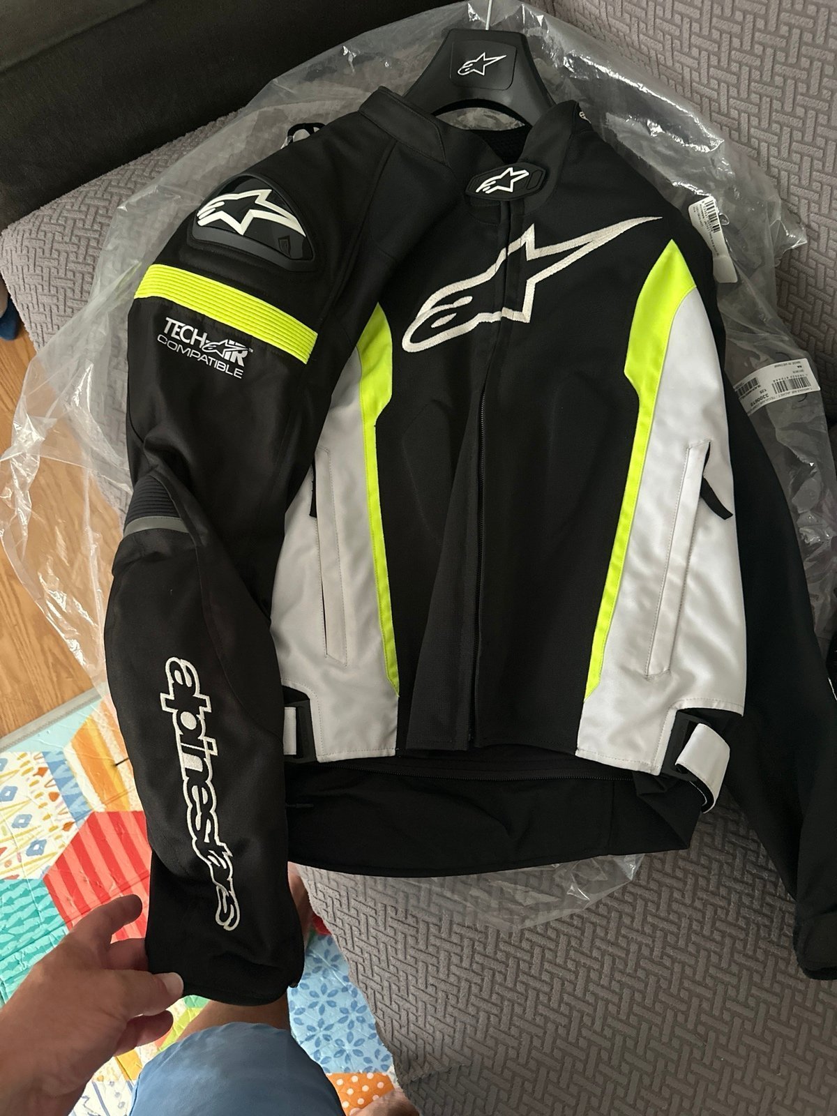 Alpinestars T-Missle Air Hi-Vis Yellow (Tech-Air) US Large/Euro XL