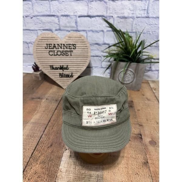Polo Ralph Lauren P-1967 500 G53GC Millitary Style Hat Size S/M Pre owned great