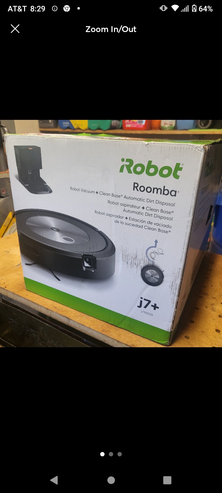 iRobot Roomba J7+ (7550) Vacuum with Automatic Dirt Disposal