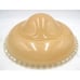 Vintage 11 Art Deco Hanging Clear/Beige Glass Ceiling Light Shade -3 Hole Chain