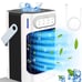 Portable Air Conditioners, TIOKVIOP Evaporative Air Cooler [Upgraded 10W & 3 Coo