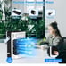 Portable Air Conditioners, TIOKVIOP Evaporative Air Cooler [Upgraded 10W & 3 Coo