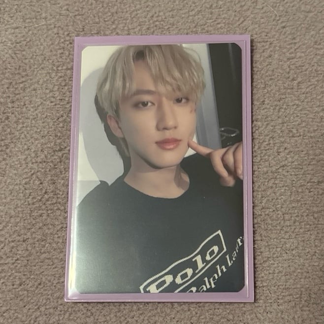 stray kids changbin in life pob photocard